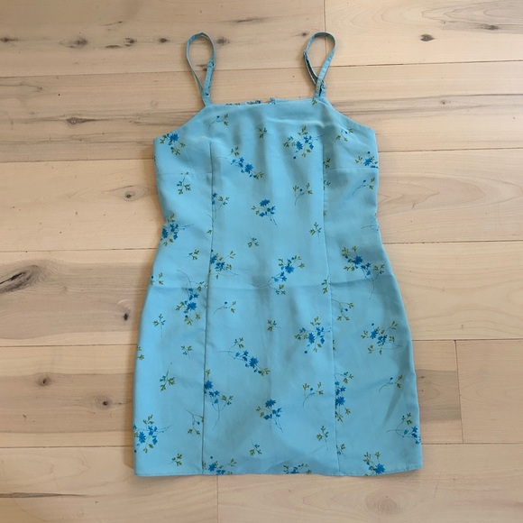 Express World Brand Pants - Y2K Express Floral Skort Mini Dress Romper 3/4